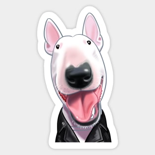 Bull Terrier Smile Sticker